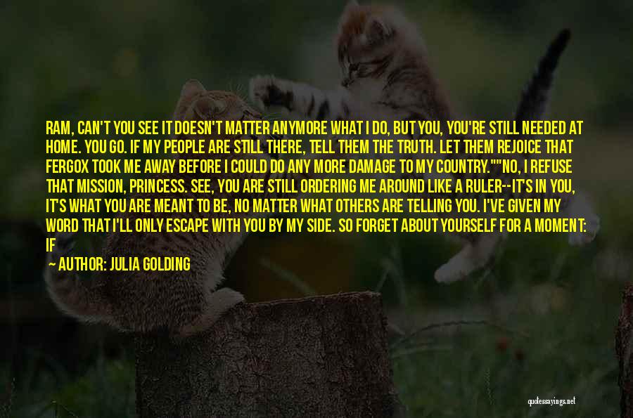 Telling Me What To Do Quotes By Julia Golding