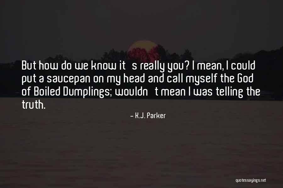 Telling Someone How Much They Mean To You Quotes By K.J. Parker