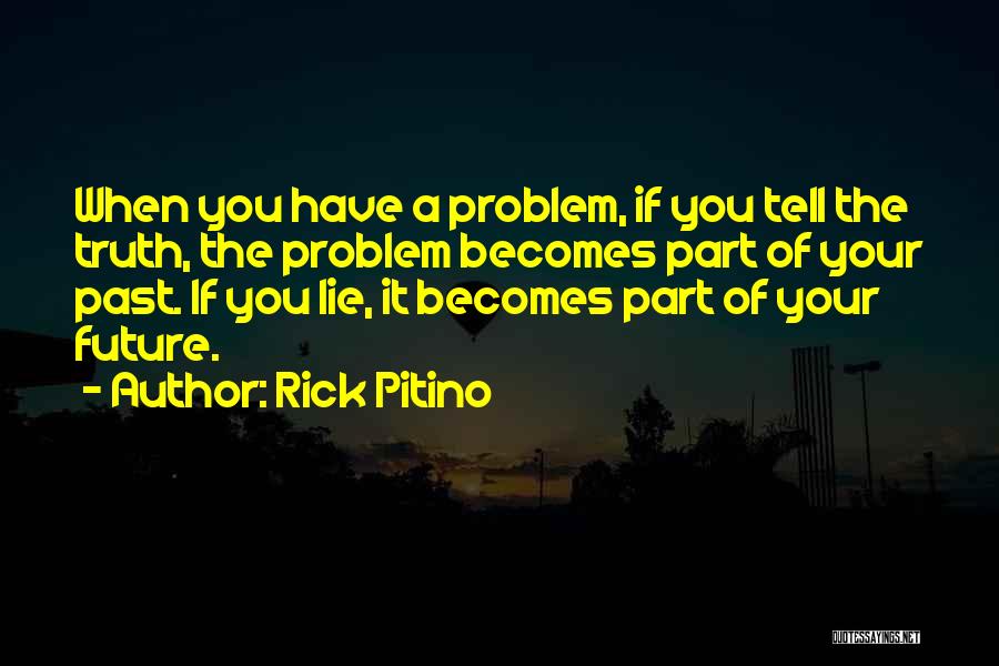 Telling The Future Quotes By Rick Pitino