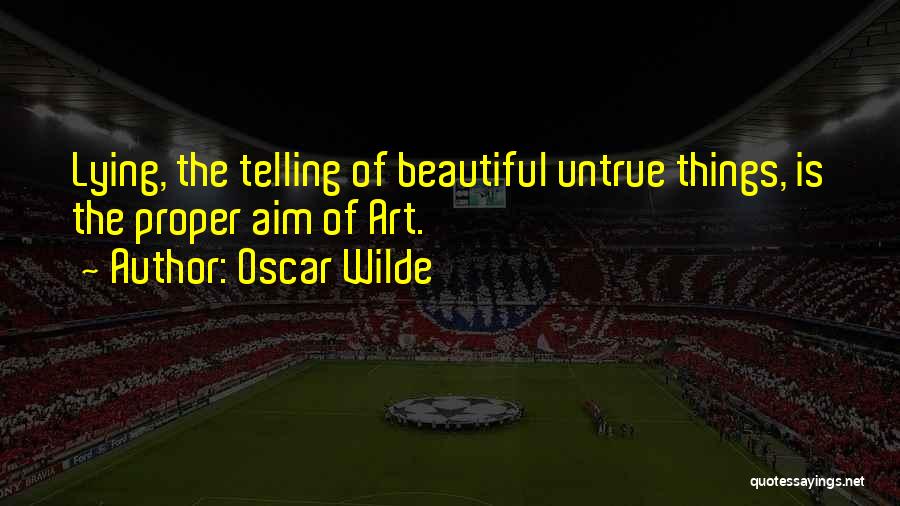 Telling Yourself You're Beautiful Quotes By Oscar Wilde