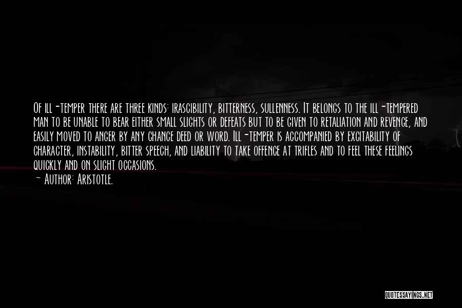Temper And Anger Quotes By Aristotle.
