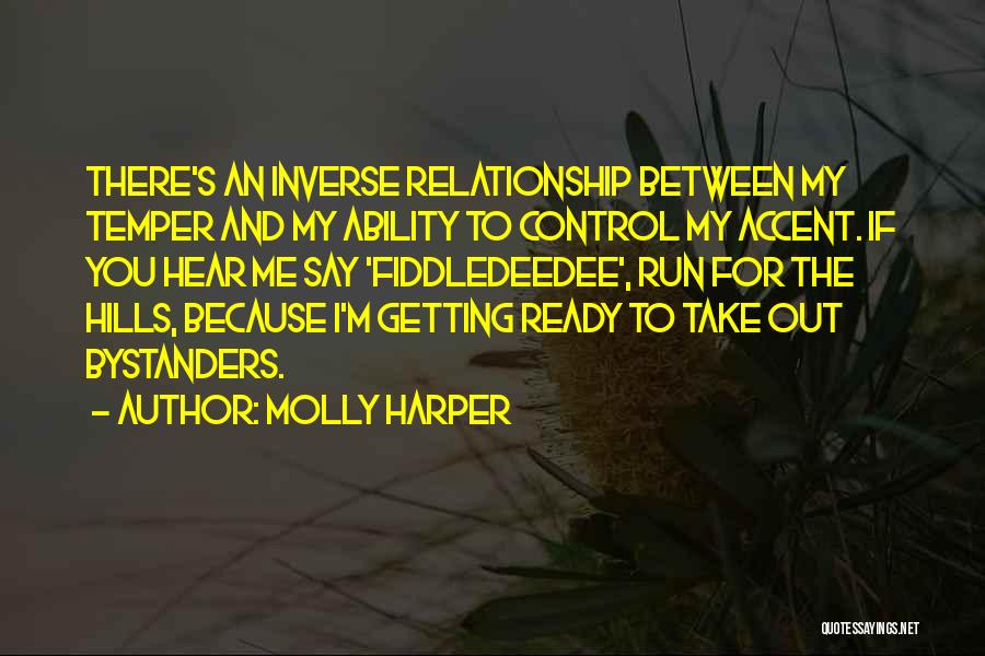 Temper Control Quotes By Molly Harper