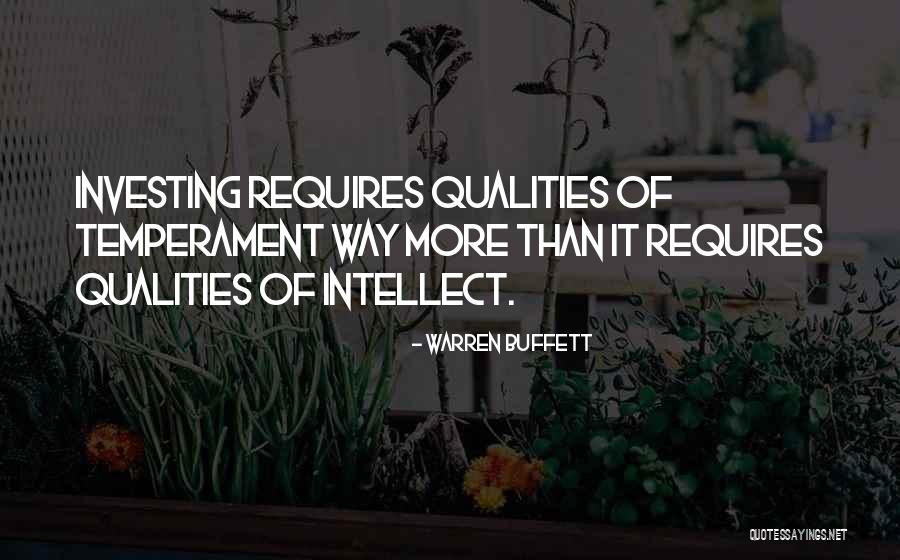 Temperament Quotes By Warren Buffett Temperament Quotes By Warren Buffett