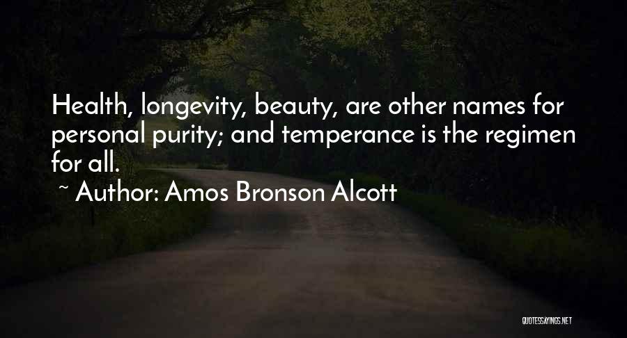 Temperance Beauty Quotes By Amos Bronson Alcott