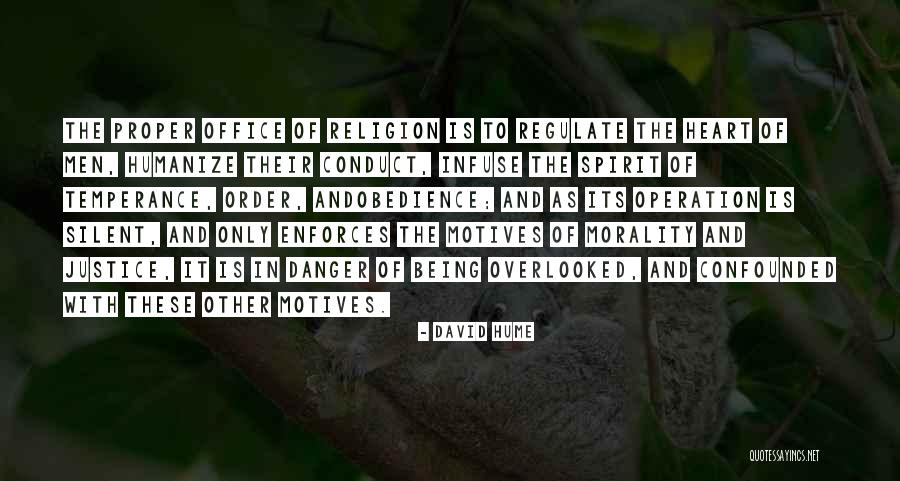 Temperance Quotes By David Hume