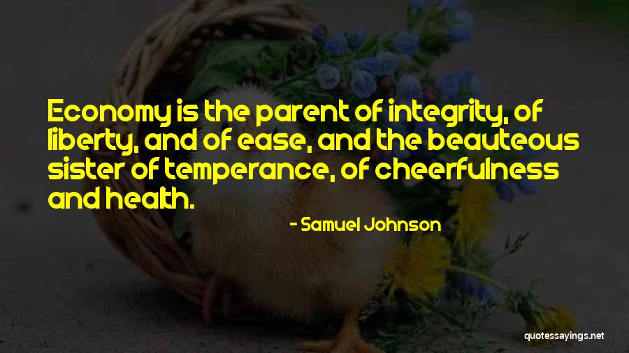 Temperance Quotes By Samuel Johnson