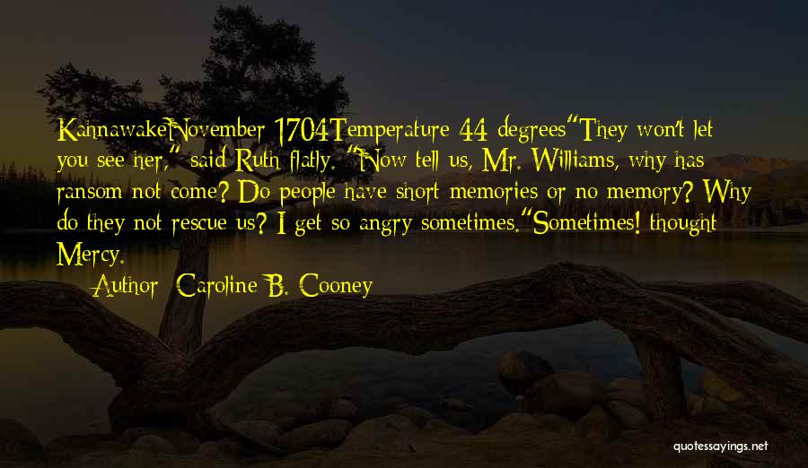 Temperature Quotes By Caroline B. Cooney