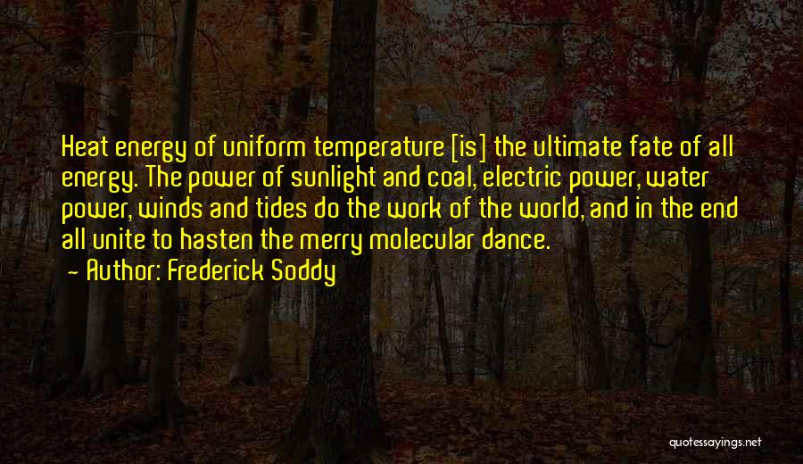 Temperature Quotes By Frederick Soddy