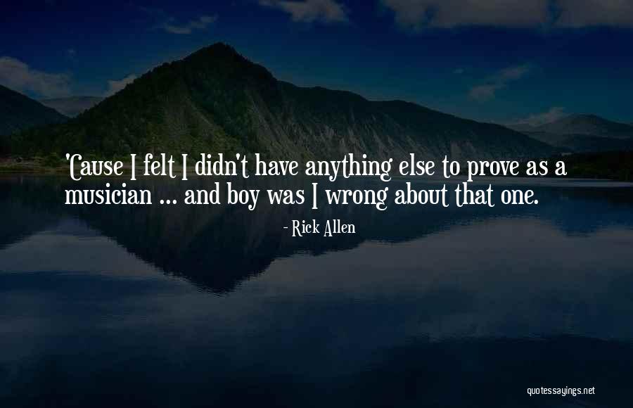 Temperson Quotes By Rick Allen Temperson Quotes By Rick Allen