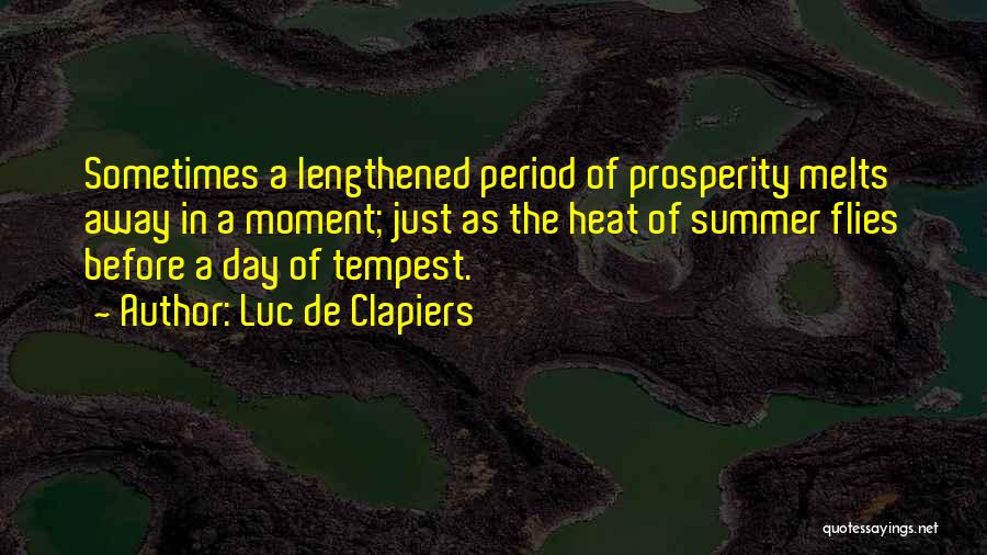 Tempest Quotes By Luc De Clapiers