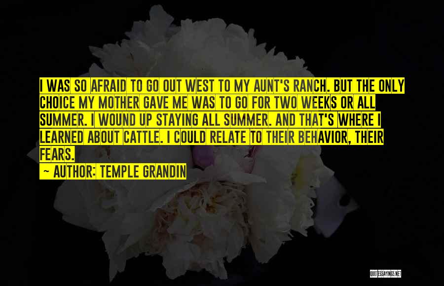 Temple Grandin Cattle Quotes By Temple Grandin