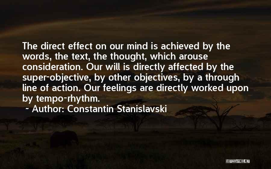 Tempo Quotes By Constantin Stanislavski