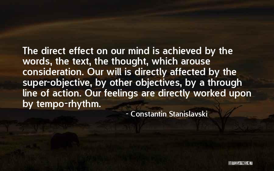 Tempo Quotes By Constantin Stanislavski