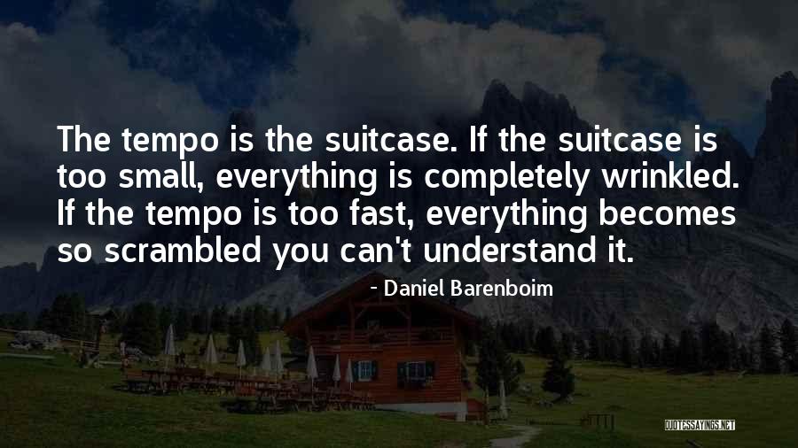 Tempo Quotes By Daniel Barenboim