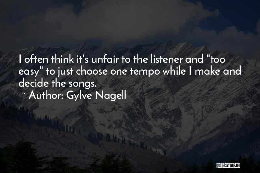 Tempo Quotes By Gylve Nagell