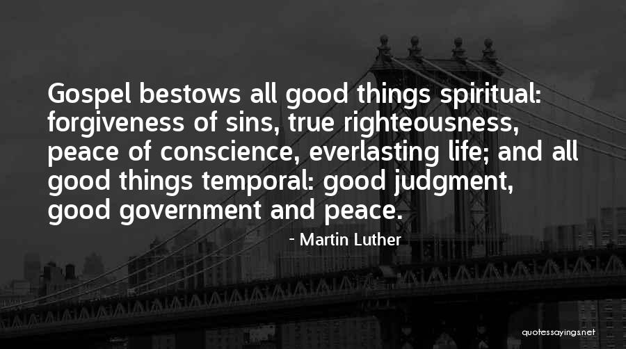 Temporal Life Quotes By Martin Luther Temporal Life Quotes By Martin Luther