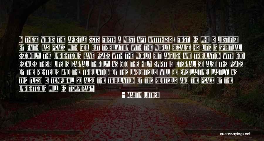 Temporal Life Quotes By Martin Luther Temporal Life Quotes By Martin Luther