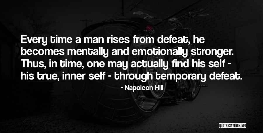 Temporary Defeat Quotes By Napoleon Hill