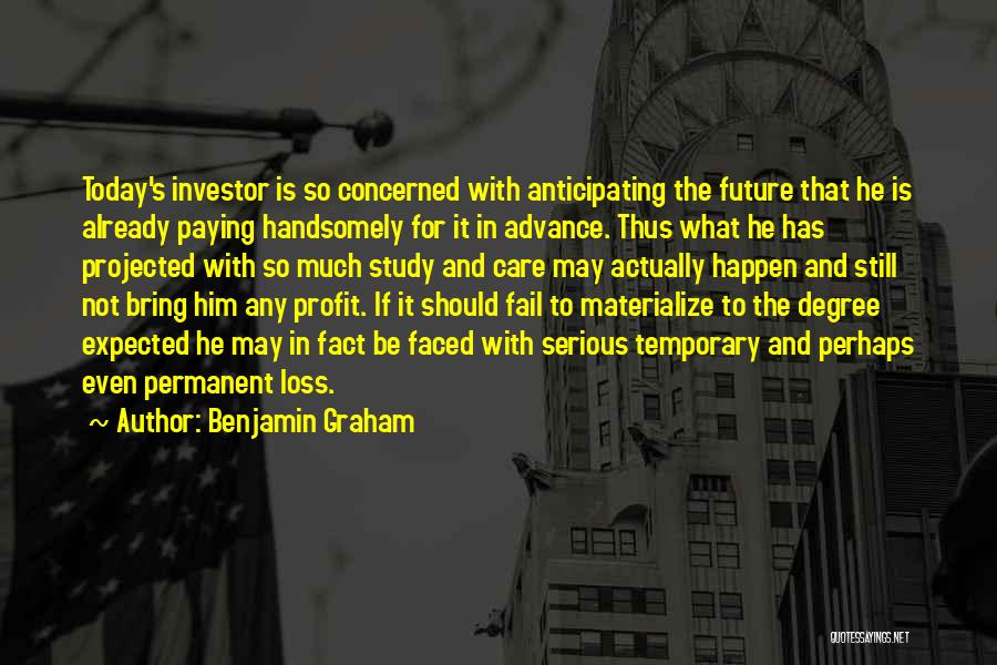 Temporary Permanent Quotes By Benjamin Graham