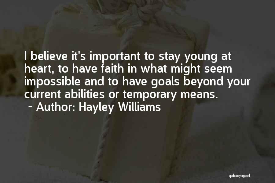 Temporary Quotes By Hayley Williams