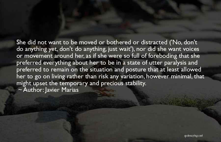 Temporary Situation Quotes By Javier Marias