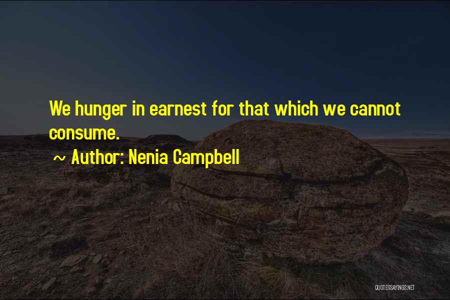Temptation And Lust Quotes By Nenia Campbell