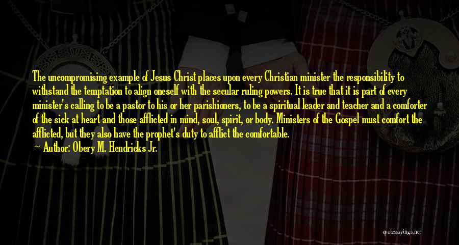 Temptation Of Christ Quotes By Obery M. Hendricks Jr.