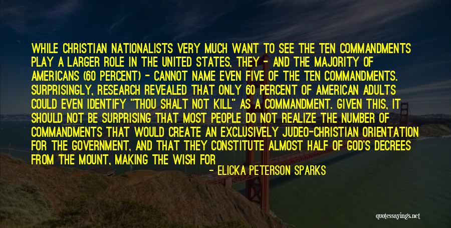 Ten Commandment Quotes By Elicka Peterson Sparks