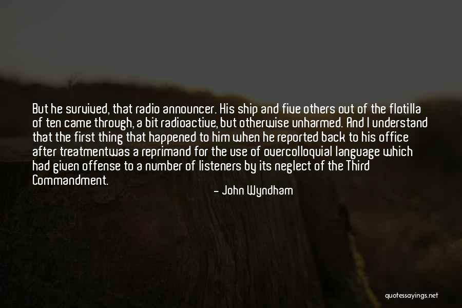 Ten Commandment Quotes By John Wyndham Ten Commandment Quotes By John Wyndham