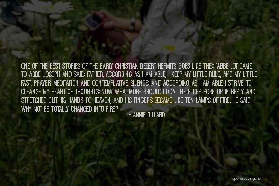 Ten Little Fingers Quotes By Annie Dillard