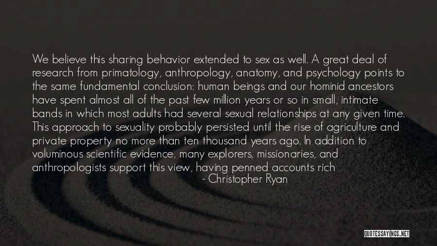 Ten Years Ago Quotes By Christopher Ryan