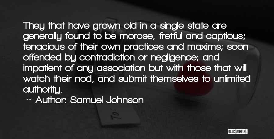 Tenacious Quotes By Samuel Johnson