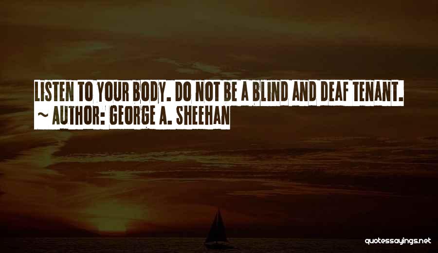 Tenant Quotes By George A. Sheehan