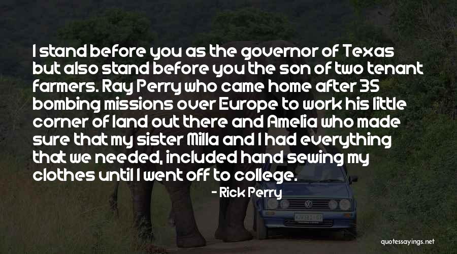 Tenant Quotes By Rick Perry