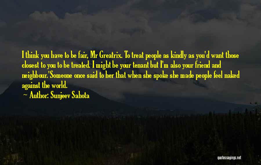 Tenant Quotes By Sunjeev Sahota
