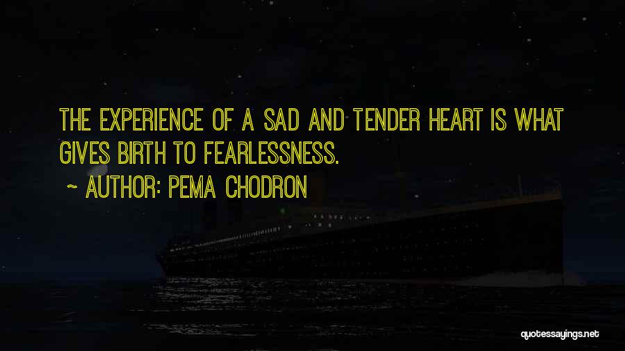 Tender Heart Quotes By Pema Chodron