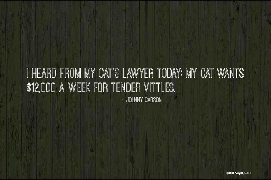 Tender Vittles Quotes By Johnny Carson Tender Vittles Quotes By Johnny Carson