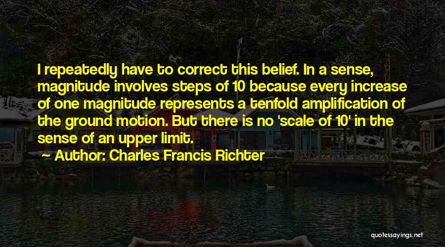 Tenfold Quotes By Charles Francis Richter