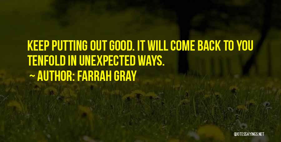 Tenfold Quotes By Farrah Gray