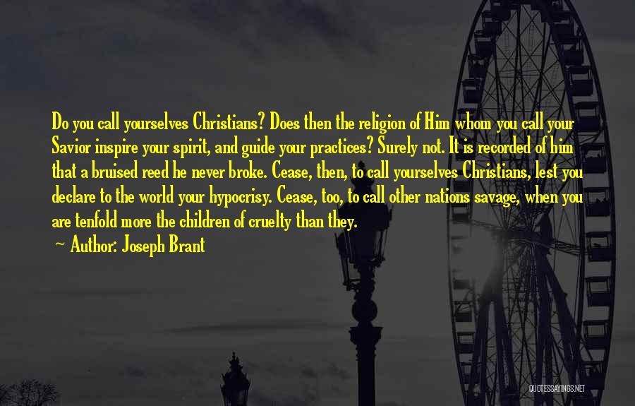 Tenfold Quotes By Joseph Brant