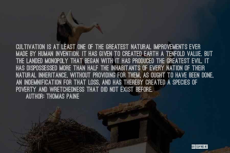 Tenfold Quotes By Thomas Paine