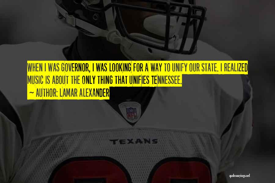 Tennessee State Quotes By Lamar Alexander