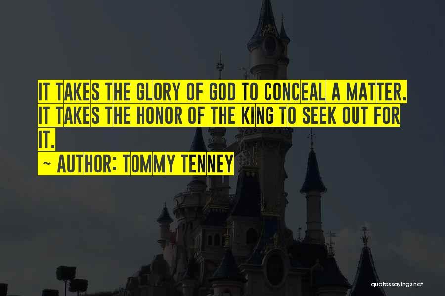 Tenney Quotes By Tommy Tenney