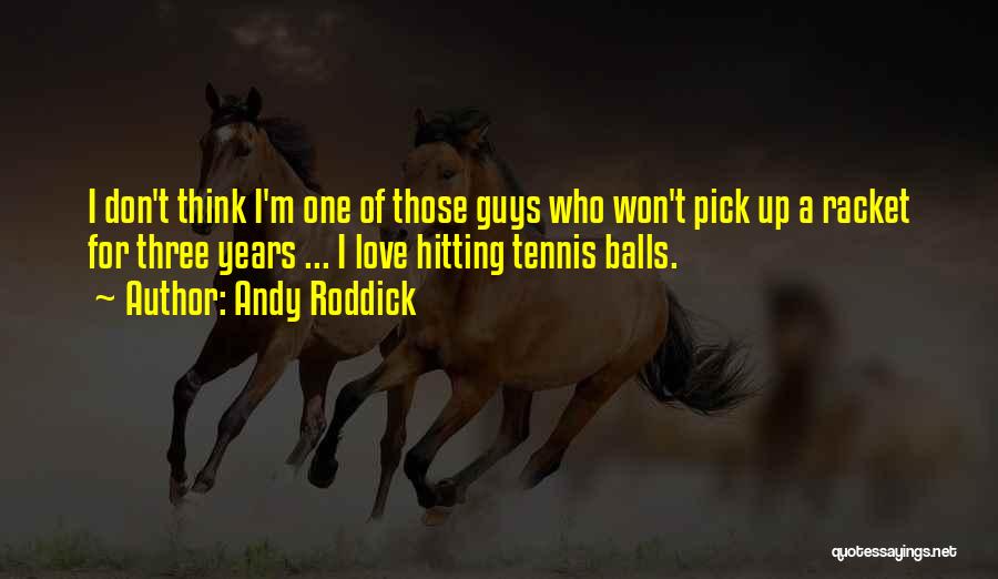 Tennis Balls Quotes By Andy Roddick