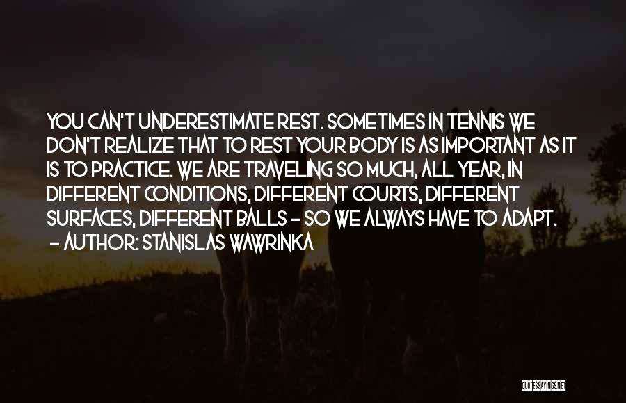 Tennis Balls Quotes By Stanislas Wawrinka