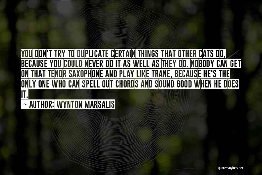 Tenor Saxophone Quotes By Wynton Marsalis