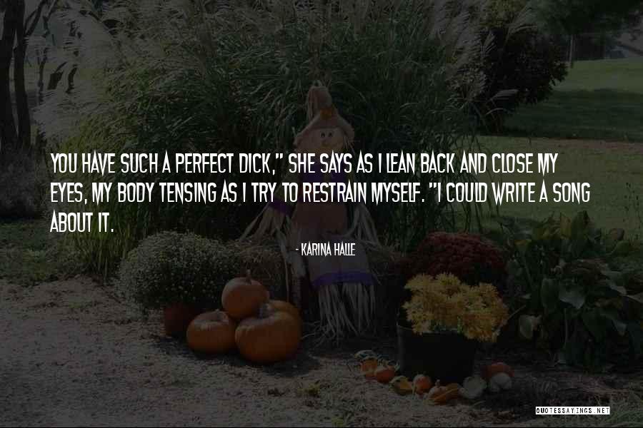Tensing Quotes By Karina Halle Tensing Quotes By Karina Halle