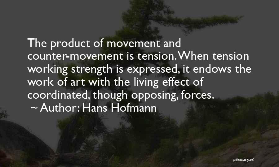 Tension At Work Quotes By Hans Hofmann