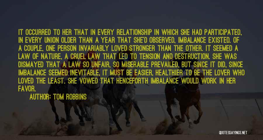 Tension At Work Quotes By Tom Robbins