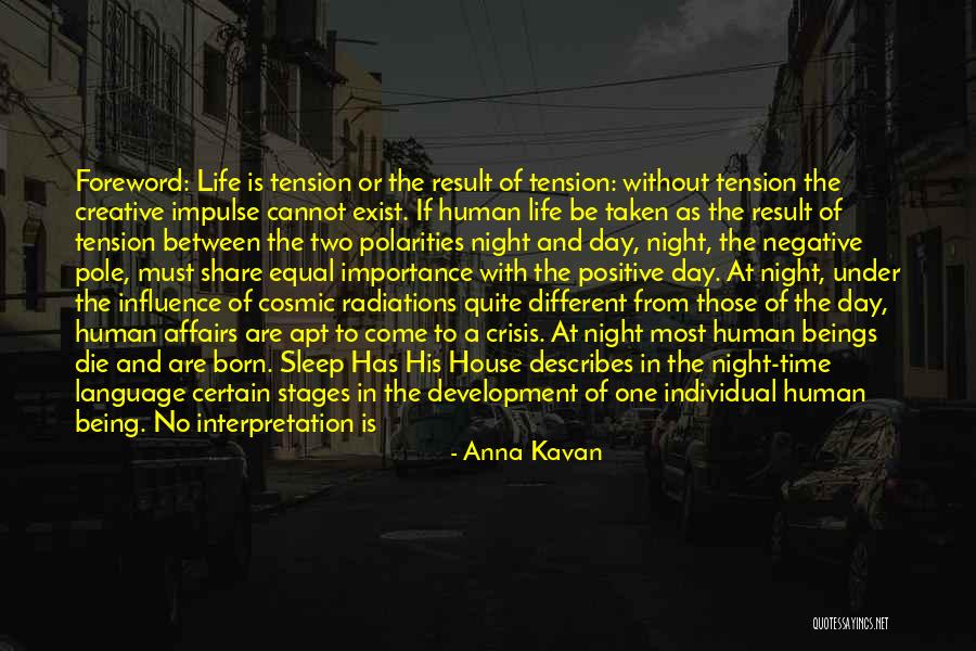 Tension Of Life Quotes By Anna Kavan Tension Of Life Quotes By Anna Kavan